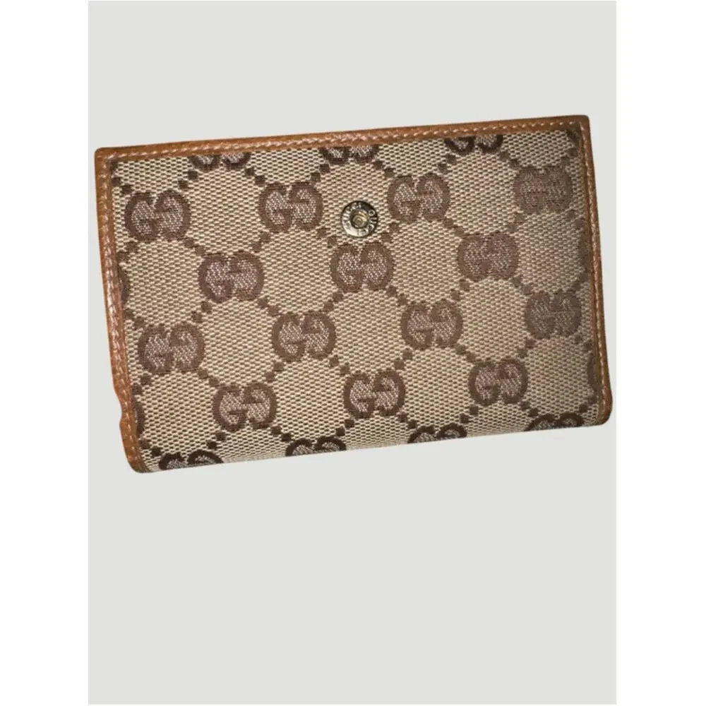 Gucci GG Canvas Metal Bar Wallet in box giftable condition - Picture 6 of 14